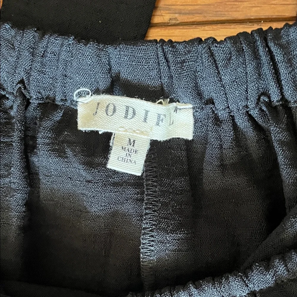 #27 JODIFL boutique Maxi Dress Ruffle Straps cute key hole tie back design M/L - Picture 2 of 7